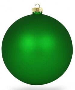 300mm Matt green Bauble