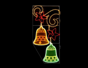 Coloured Bells, 78x200cm, 230v