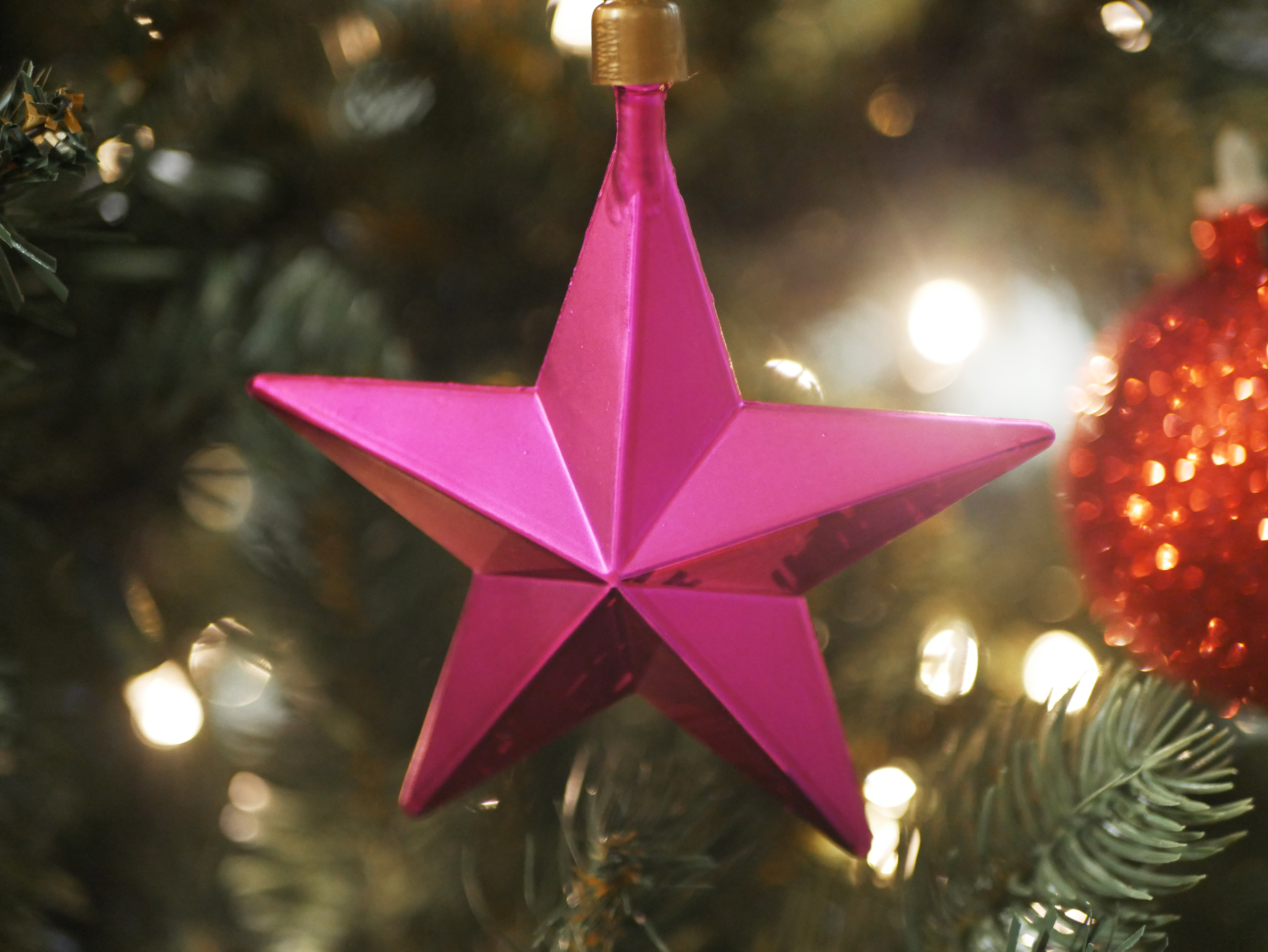 10cm Star, Pink, Matt