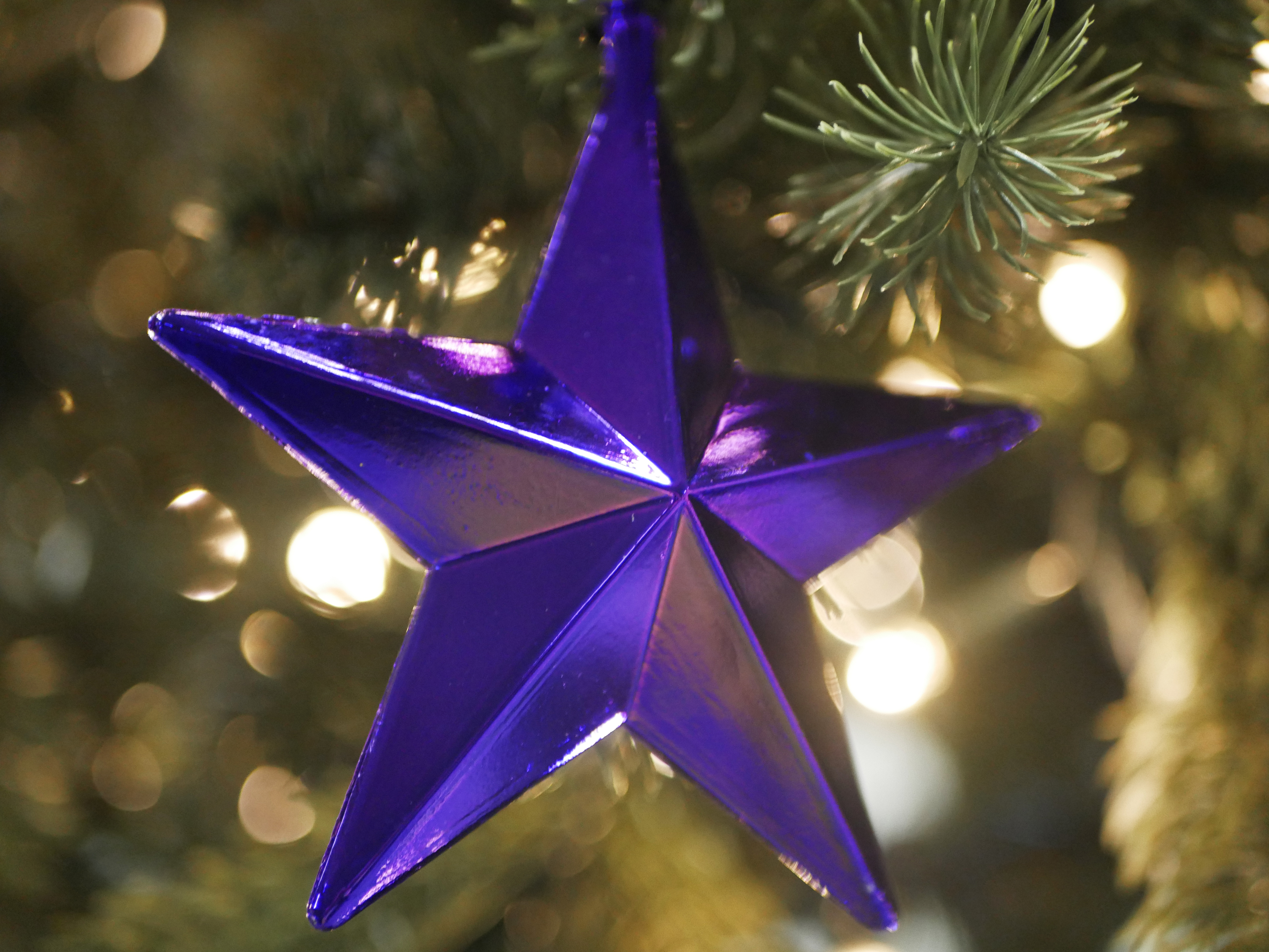 100mm Star, Purple, Shiny