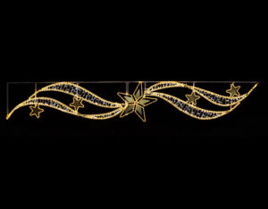 Ribbon Swirl & Stars, 450x72cm, 230v