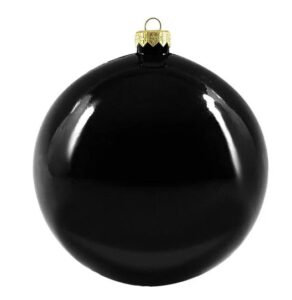 400mm Shiny Black Bauble